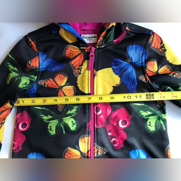 Lullah Bette Butterfly Rain Jacket, size S/P 4/5 - Picture 6 of 6